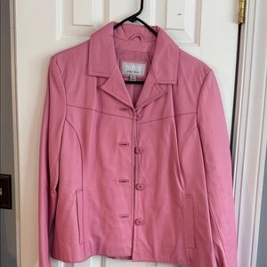 Wilsons Leather Women's Pink Jacket Size Large
